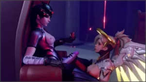 Futa Widowmaker and Mercy Long Intercourse [NeonSin]