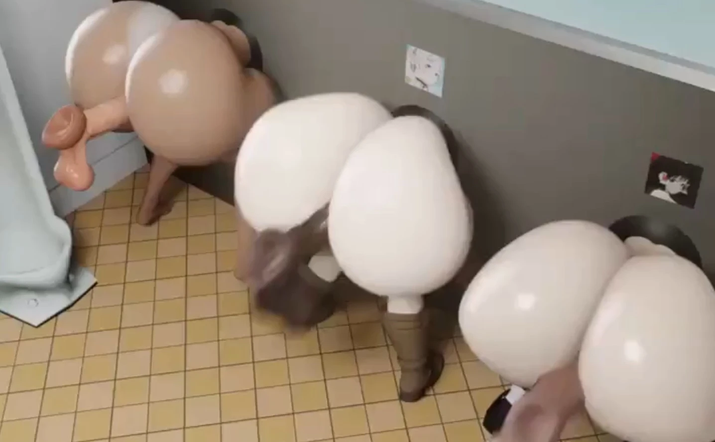 3 Sluts in Glory Hole Tags sound – 3D Hentai Short