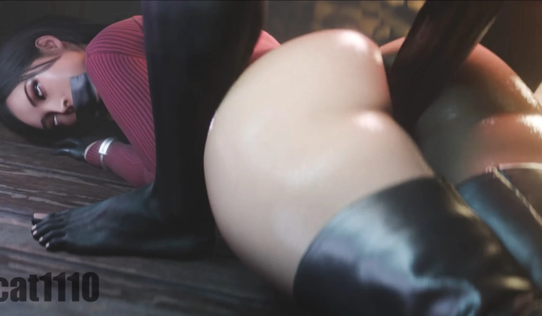 Ada Wong Ada Caught and Fucking Rough Se – 3D Hentai Short