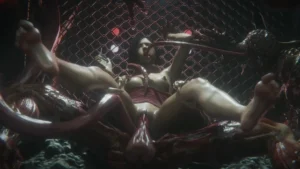 Ada Wong Masochist Enjoying Lickers Tentacle Hell – 3D Hentai Short