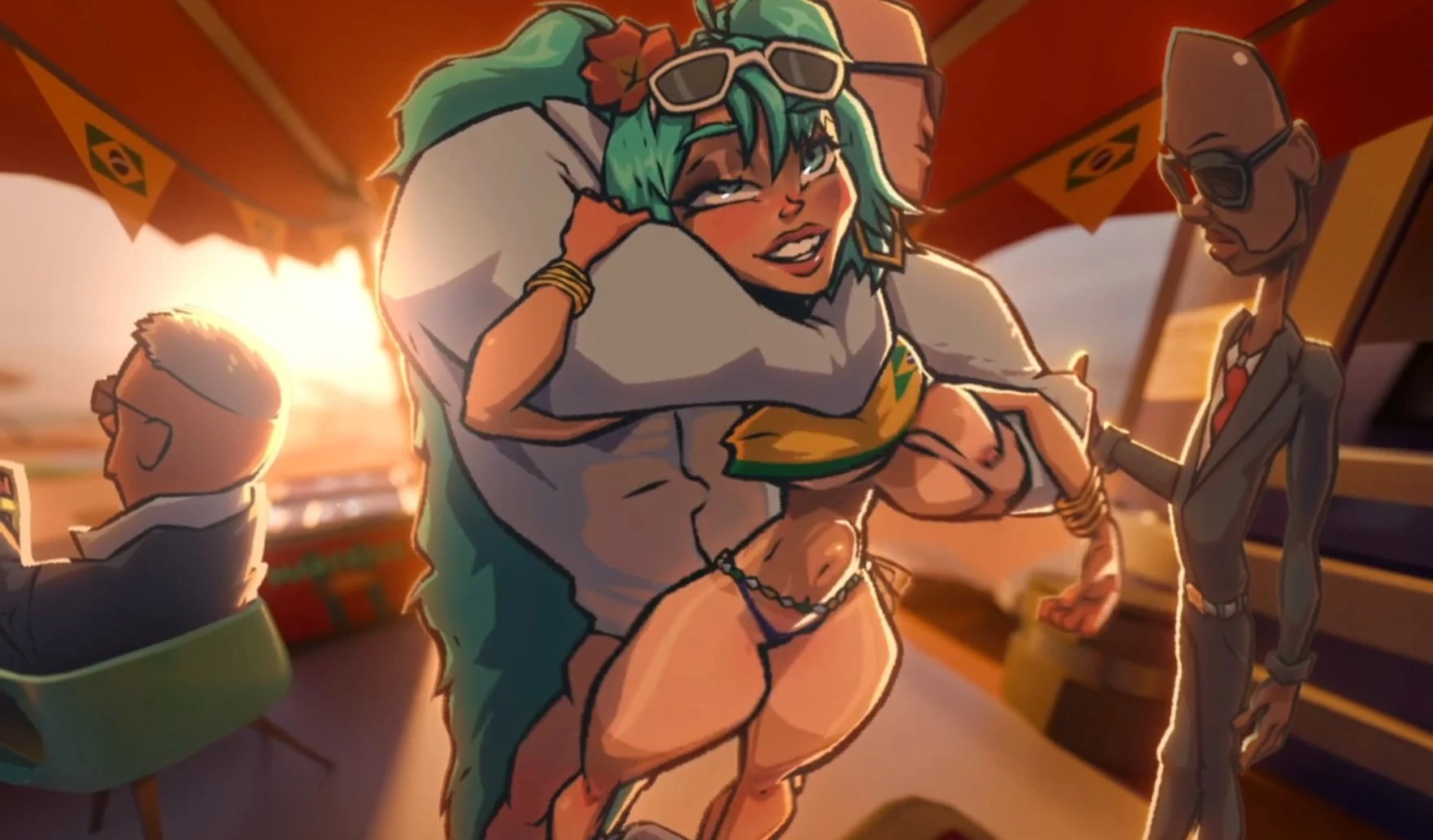azilian Miku Stomach Bulge Anal Pounding – 3D Hentai Short