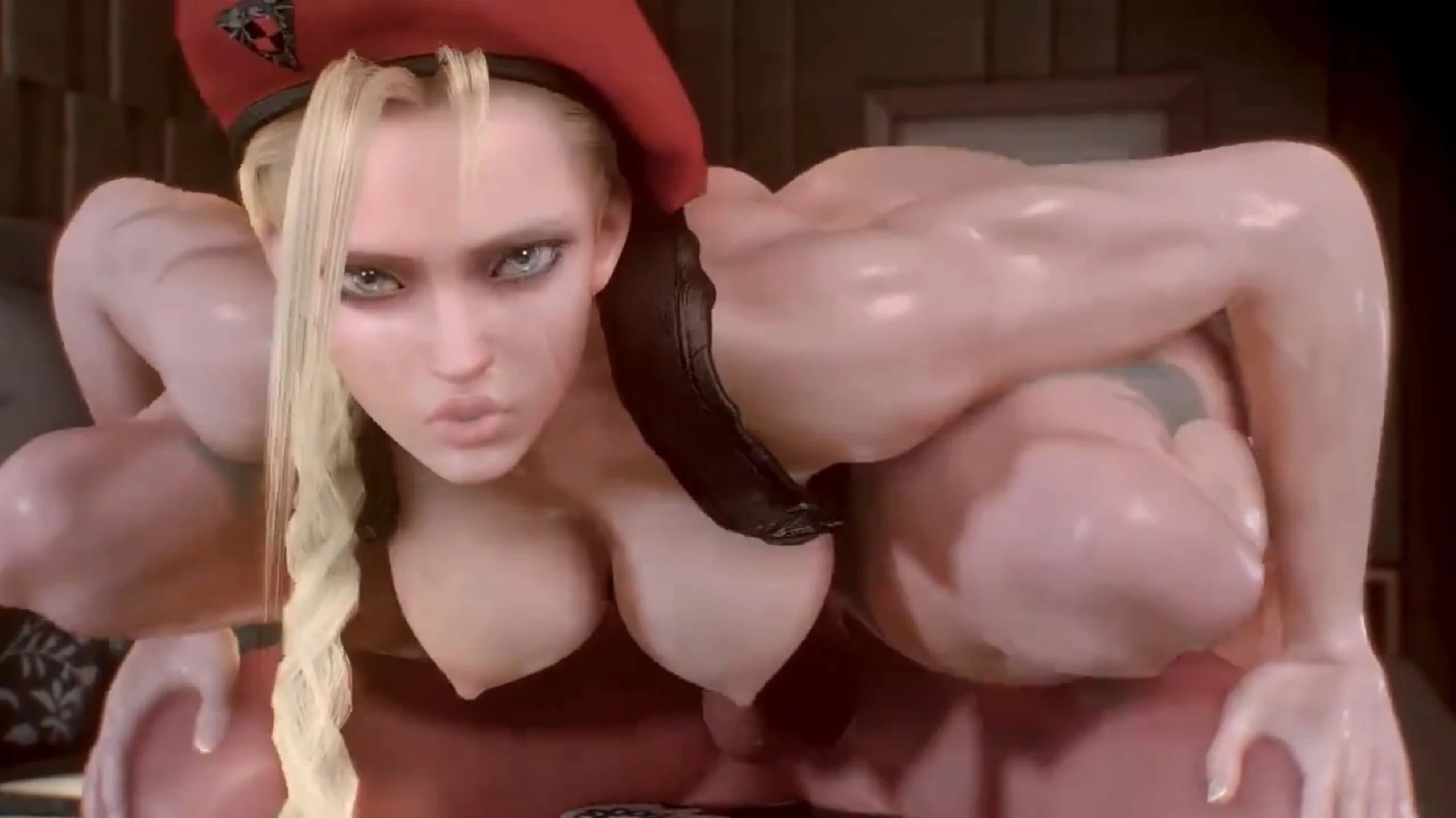 Cammy White Cammy Angry Cock Riding Tags – 3D Hentai Short