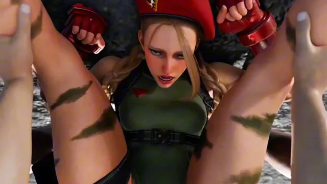 Cammy White Cammy Upside down Pussy Pounding POV – 3D Hentai Short