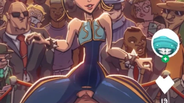 Chun li Cock Milking 2D Tags – 3D Hentai Short