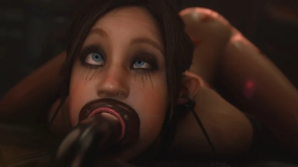 Claire Redfield & Jill Valentine Claire and Jill Bound – 3D Hentai Short