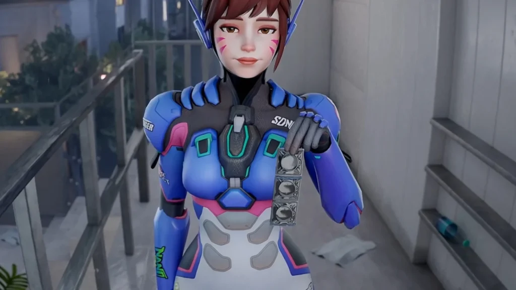 D.va Horny Late Night Visi Tags Sound – 3D Hentai Short