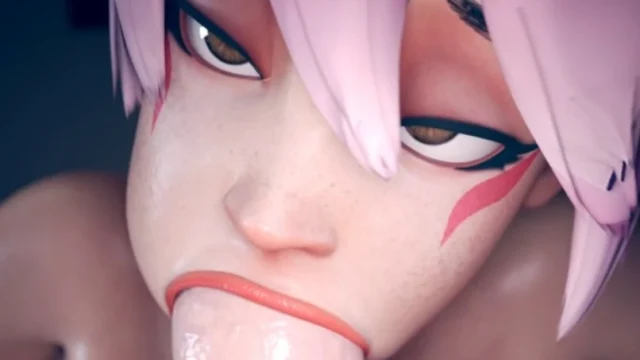 D.va & Kiriko Horny Futa Facial on Face Anal – 3D Hentai Short
