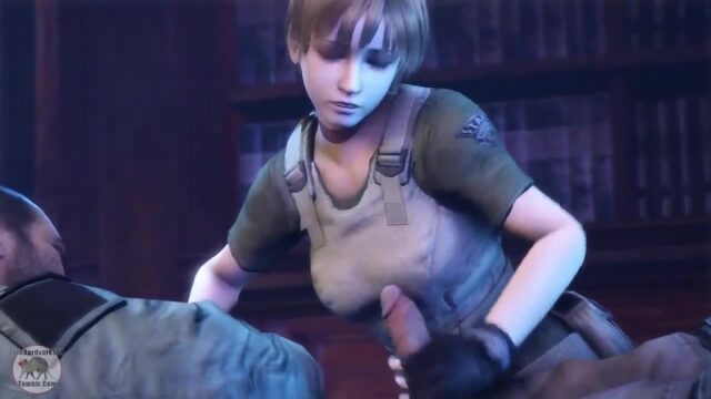 Doctor Feelgood - Rebecca Chambers treats her patient to a 3D handjob and cowgirl fuck