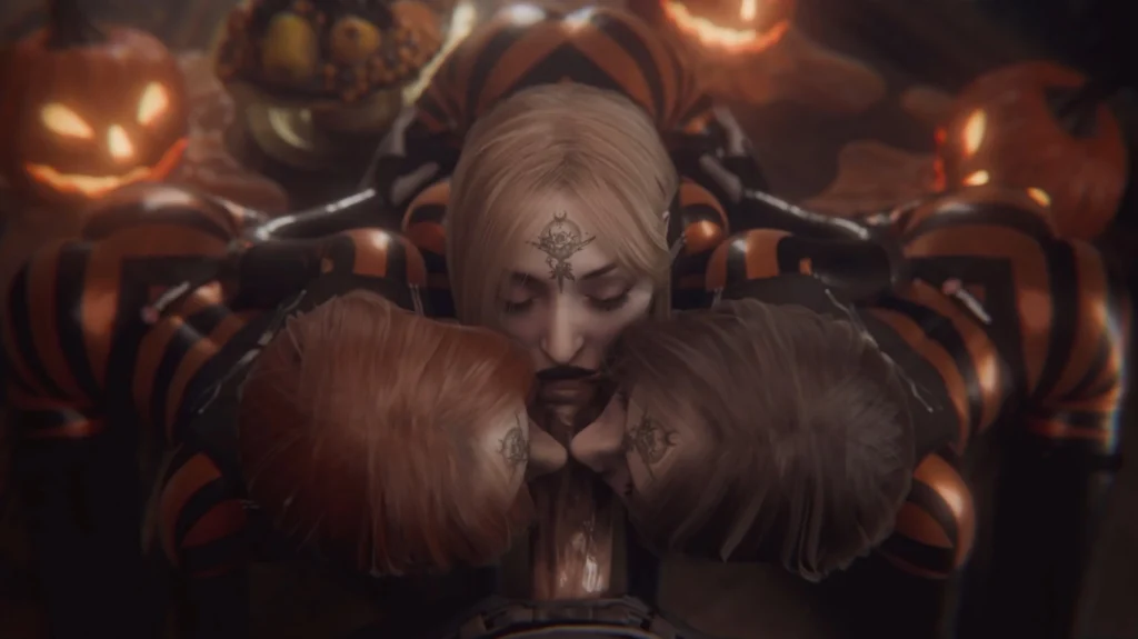 ela Dimitrescu & Cassandra Dimitrescu Dimitrescu – 3D Hentai Short