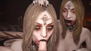 ela Dimitrescu & Cassandra Dimitrescu Dimitrescu – 3D Hentai Short