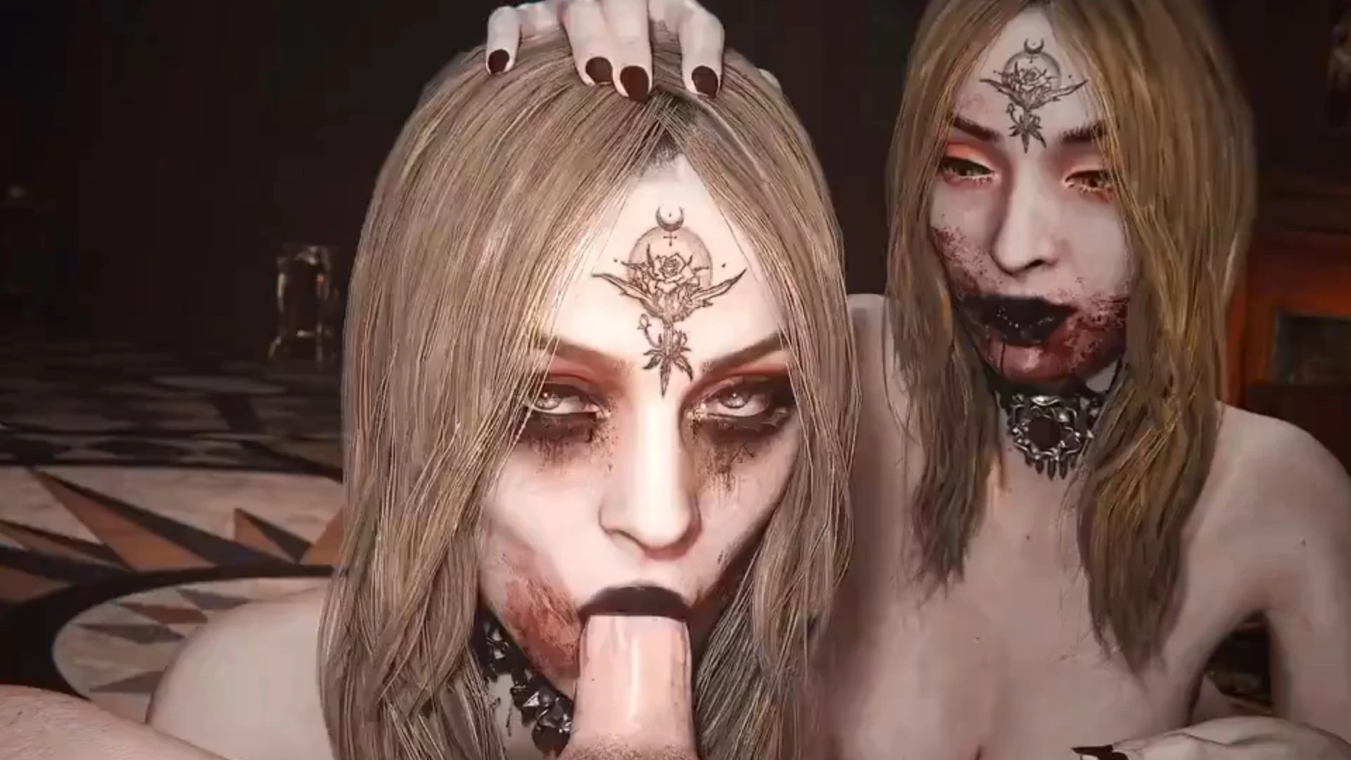 ela Dimitrescu & Cassandra Dimitrescu Dimitrescu – 3D Hentai Short