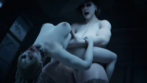 ela Dimitrescu & Lady Dimitrescu Futa Alcina Using – 3D Hentai Short