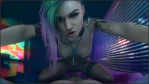 Judy Alvarez Judy Private Braindance POV male pov – 3D Hentai Short