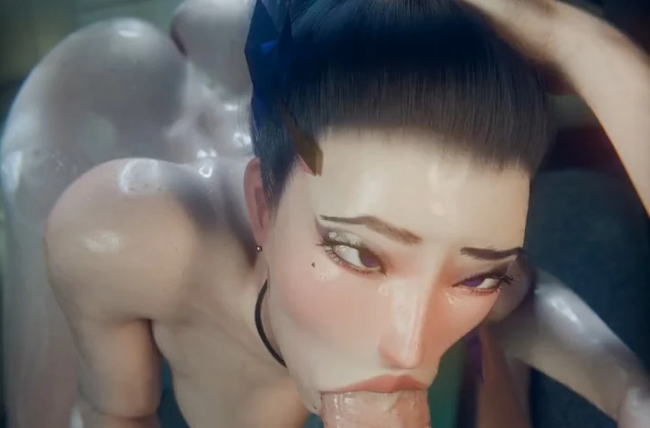 Kaisa Head Grab Blowjob – 3D Hentai Short