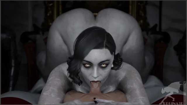Lady Dimitrescu Mommy Dimitrescu Blowjob POV – 3D Hentai Short