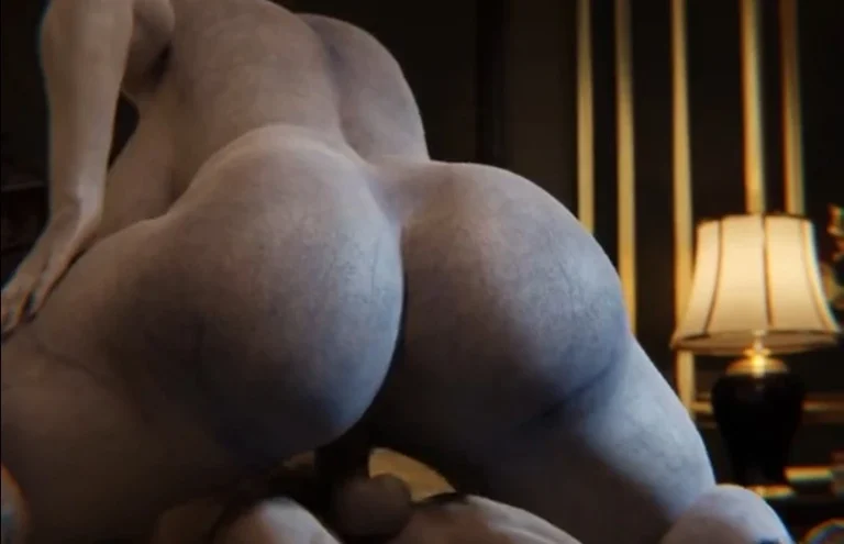 Lady Dimitrescu Riding Cock Almost Breaking Her Bed – 3D Hentai