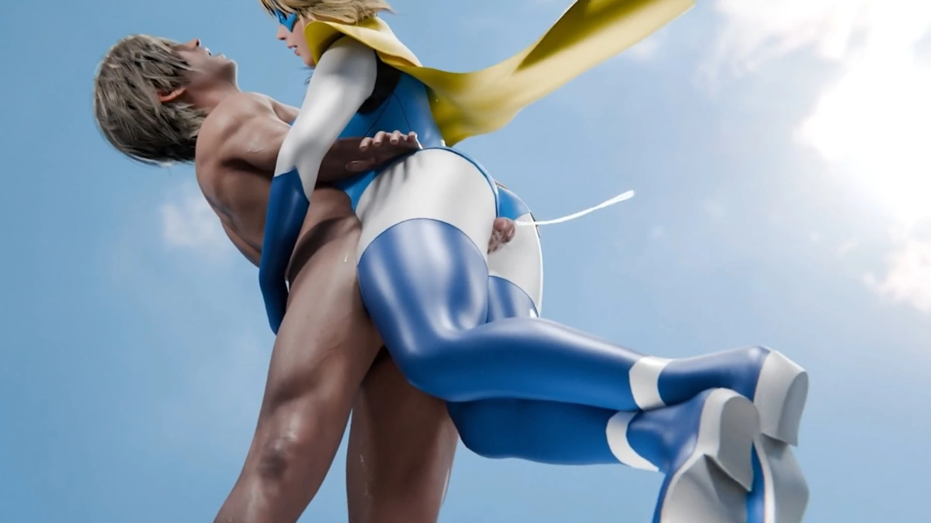 londe Blazer Femdom Milking Thighjob – 3D Hentai Short