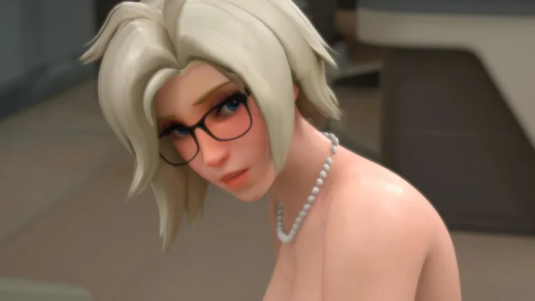 Mercy ‘s Reward blowjob creampie – 3D Hentai Short