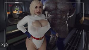 Power Girl X Darkseid – Only kryptonian pussy can take Darkseid’s big cock
