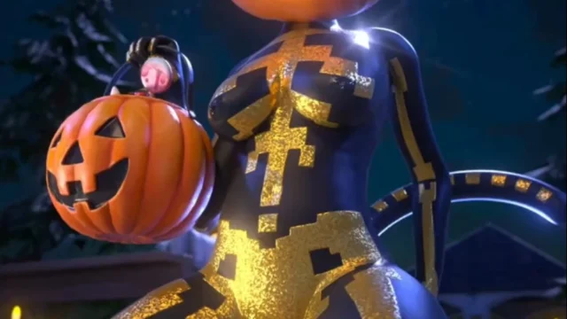 Spice Halloween Creampie cum on ass – 3D Hentai Short