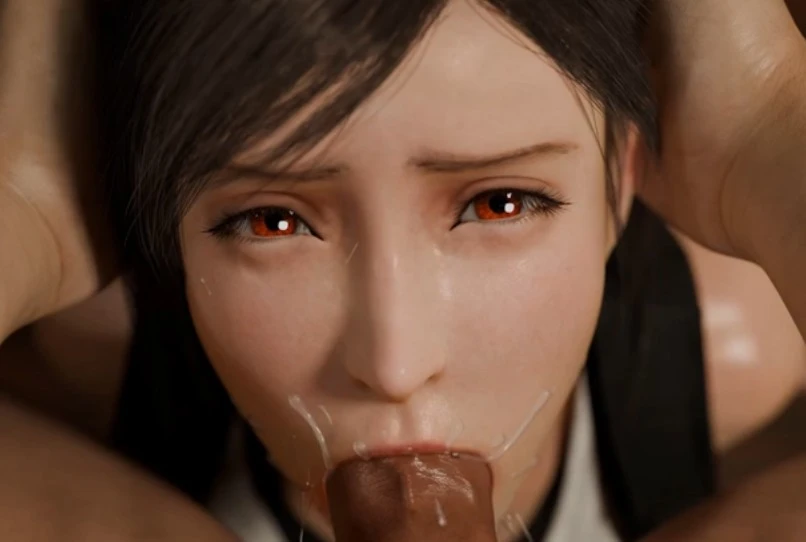 Tifa Lockhart Tifa Head Grab Throat Fuck POV – 3D Hentai Short