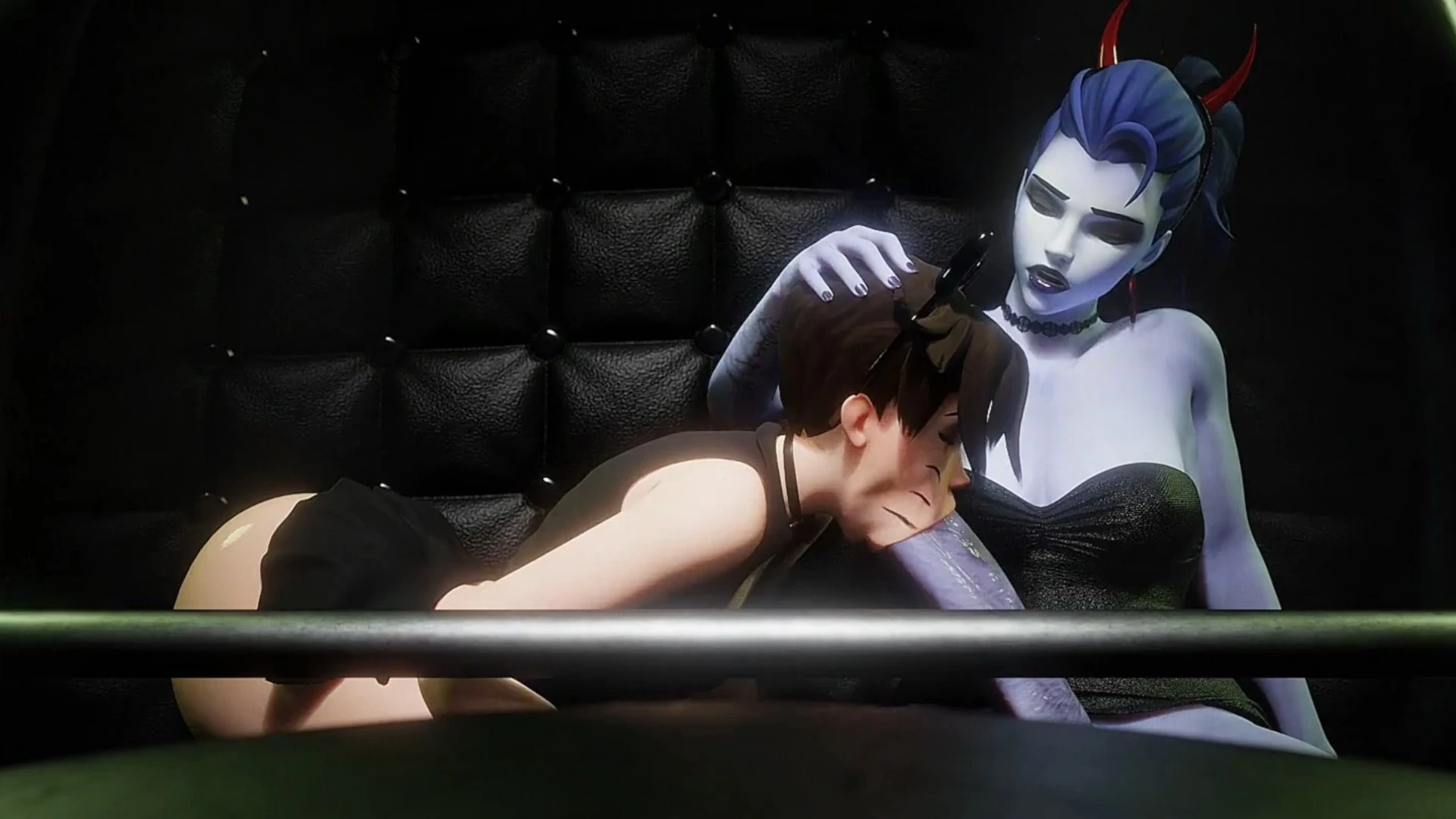 Tracer & Widowmaker And Stealth Sex on Spooky Ride – 3D Hentai Short