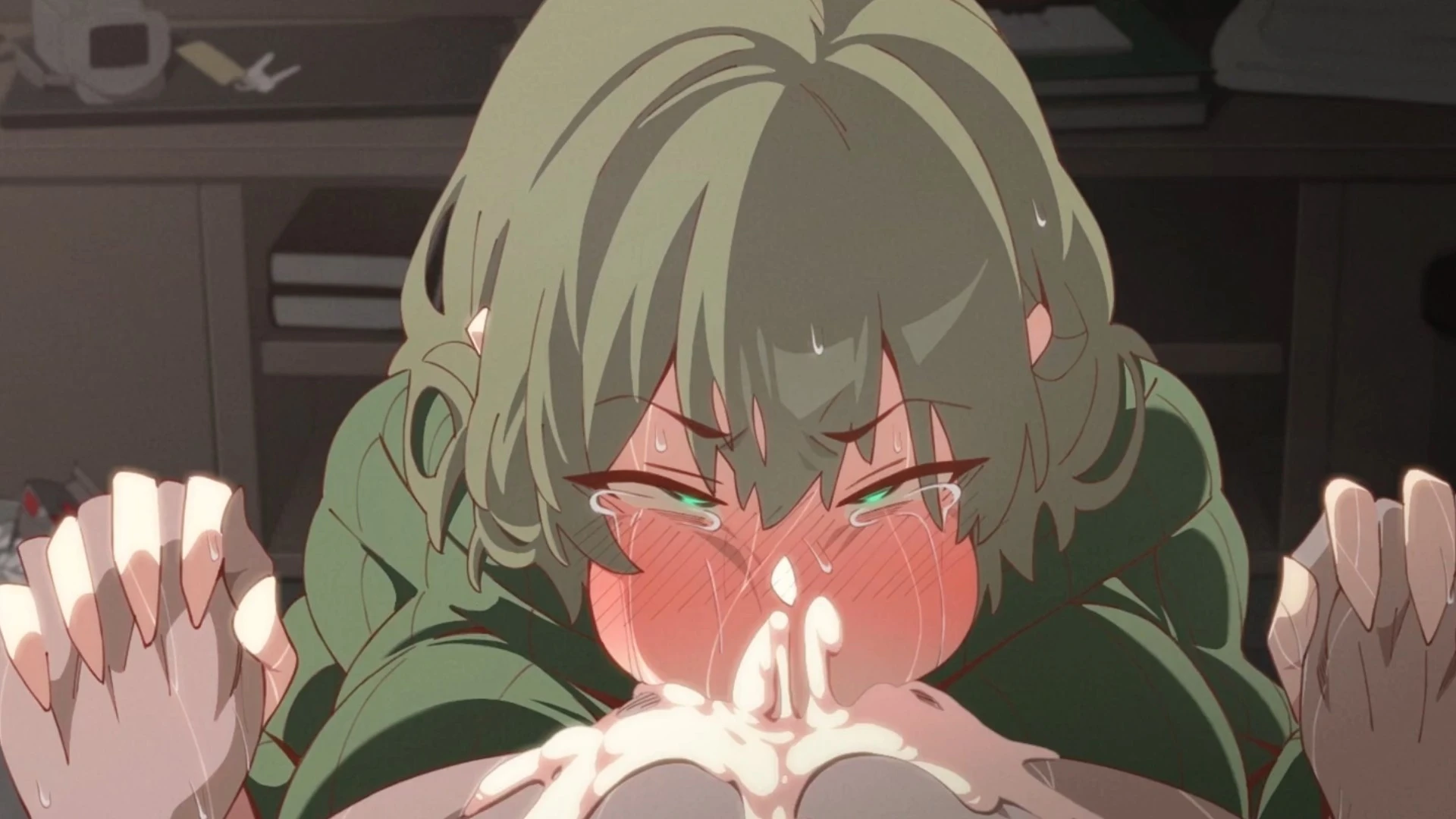 Unknown alls Deep Blowjob Cum Overflow from Nose – 3D Hentai Short