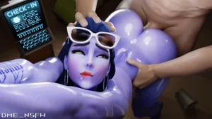 Widowmaker Fish Hook Fucking Hard From Behind – 3D Hentai Short