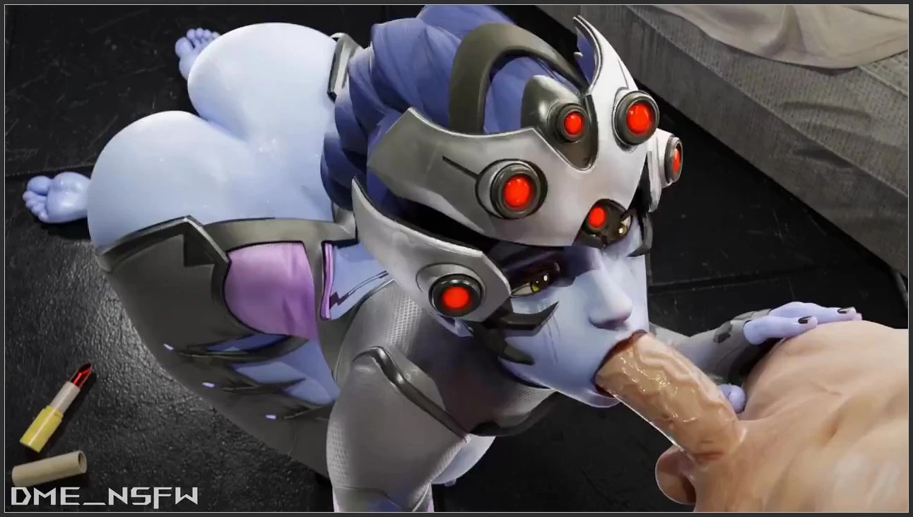 Widowmaker lowjob Blowjob Deepthroa – 3D Hentai Short