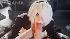 Yorha 2b 2B Boring Se sex pov – 3D Hentai Short