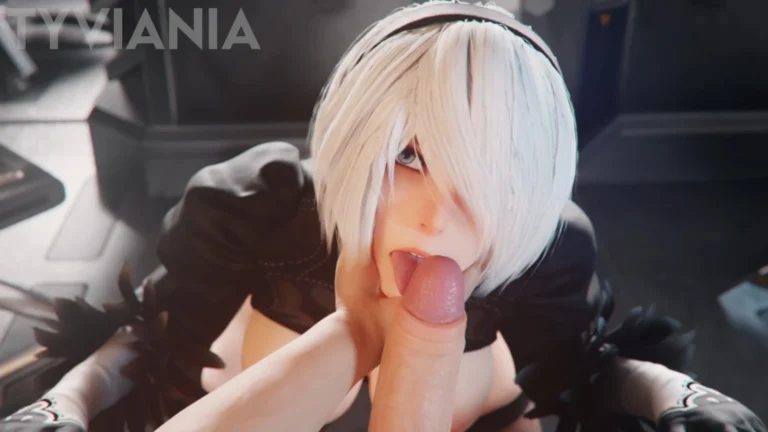 Yorha 2b 2B Boring Se sex pov – 3D Hentai Short