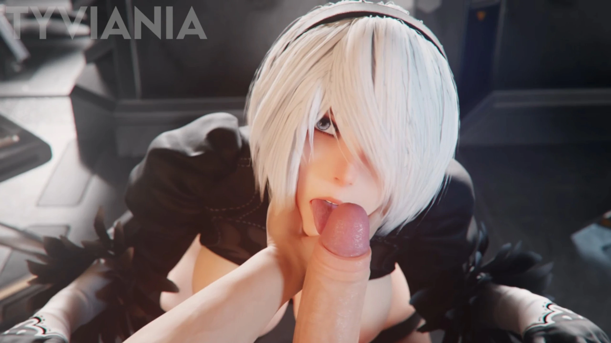 Yorha 2b 2B Boring Se sex pov – 3D Hentai Short
