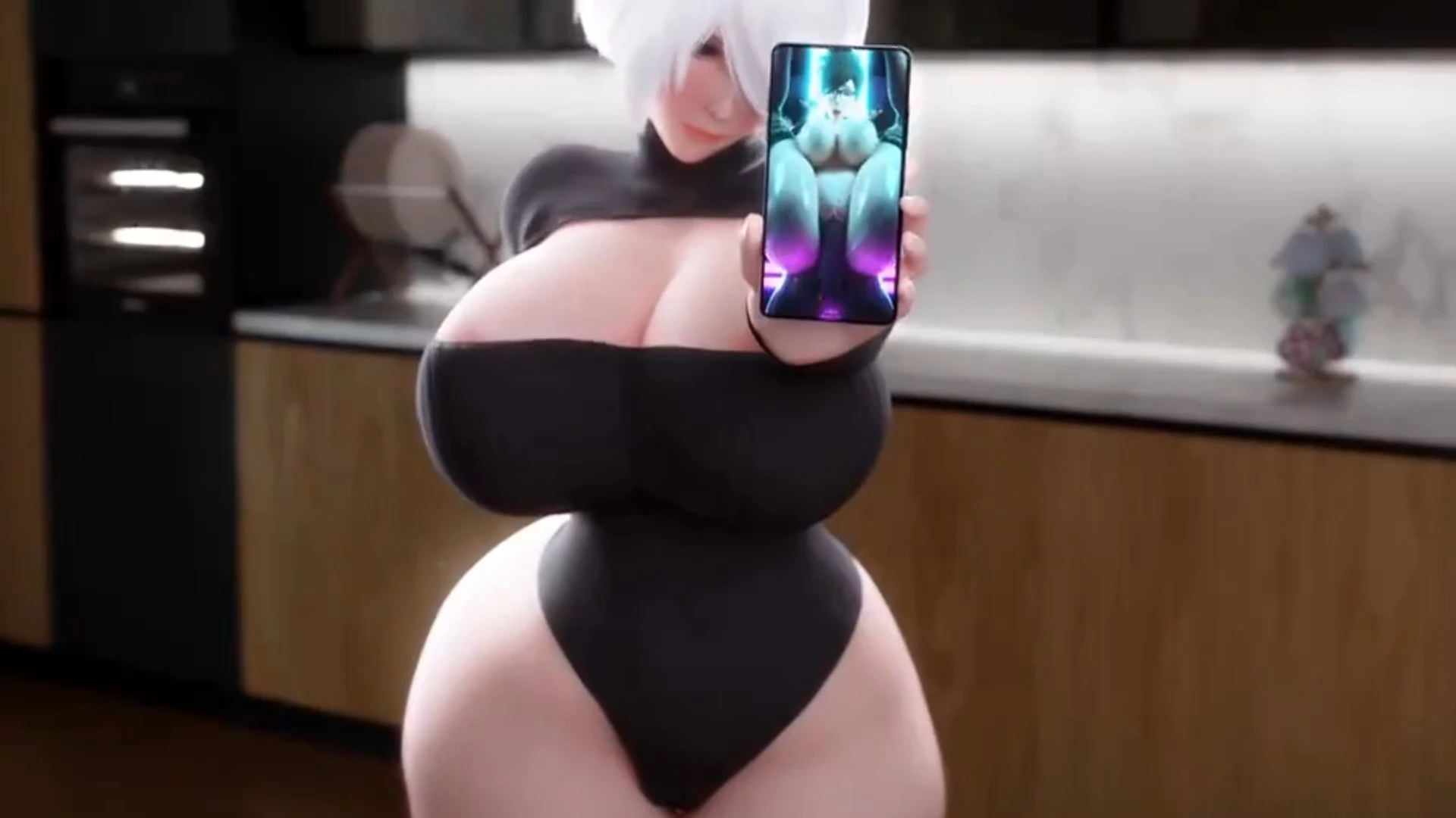 Yorha 2b 2B Wants To Try Rough Nelson Fuck – 3D Hentai Short