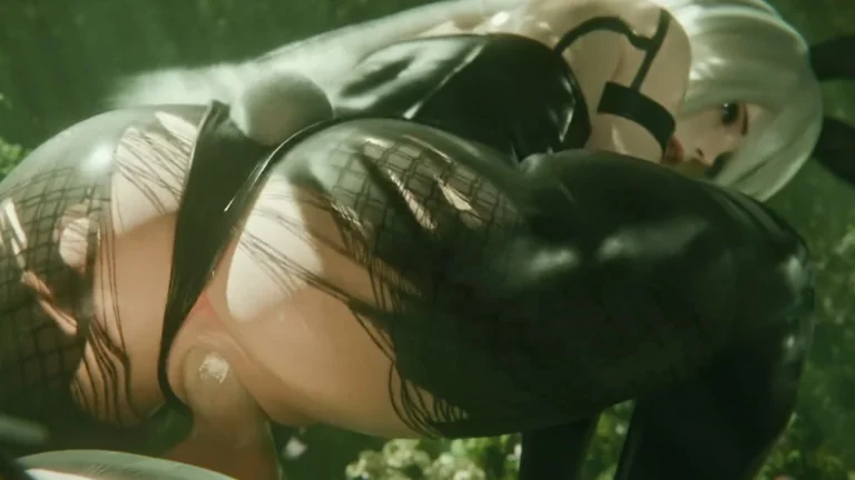 Yorha 9s & Yorha a2 unny A2 Jumping on Cock creampie – 3D Hentai Short