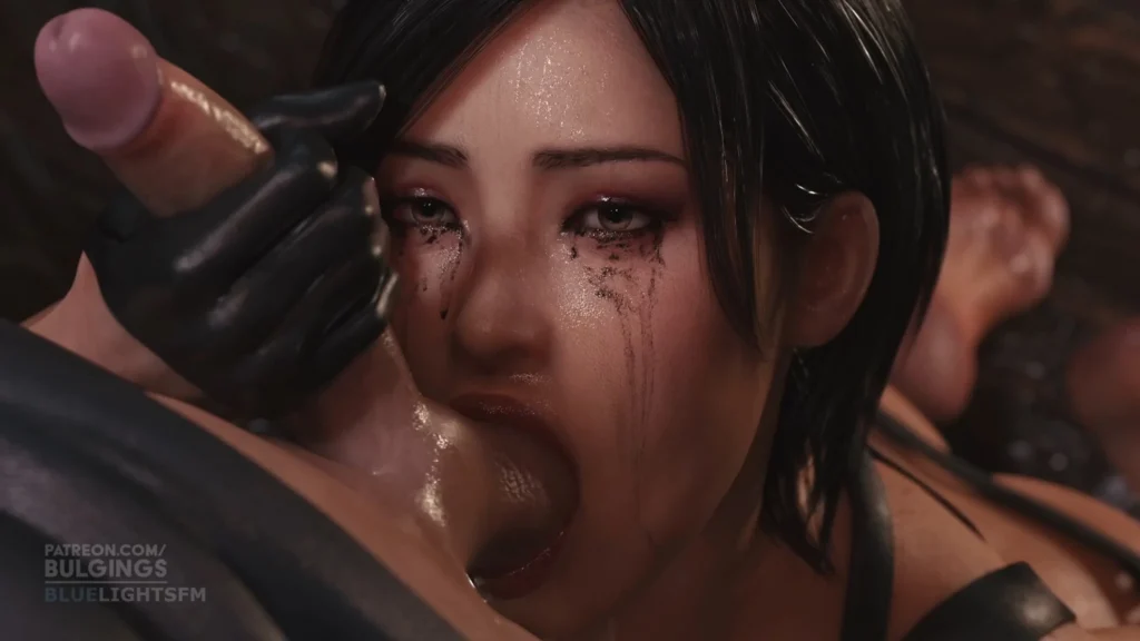 Ada Wong & Leon Kennedy Ada Balls Sucking and Handjob – 3D Hentai Short