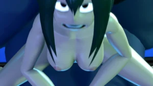 Horny Tsuyu Derstroyed Miltiple Nomu – 3D Hentai Short