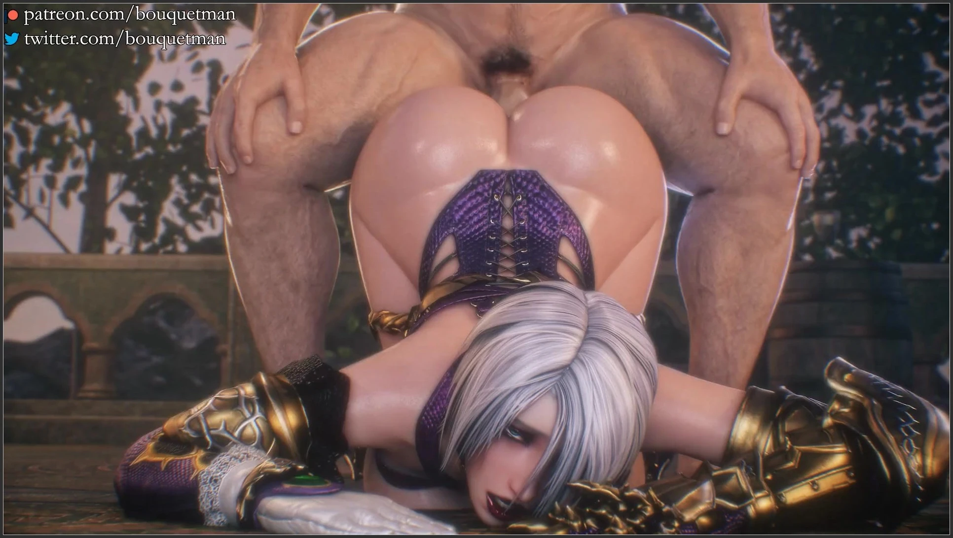 Ivy Valentine Ivy Upside Down Pussy Pounding – 3D Hentai Short