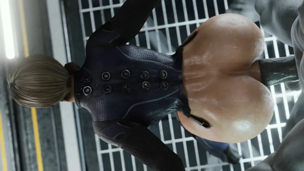 Jill Valentine & Mr X Mr. X Destroying Anal Anal Grip – 3D Hentai Short