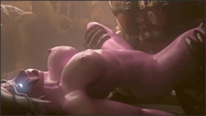 Night Elf Rough Pussy Pounding Elf Orc – 3D Hentai Short