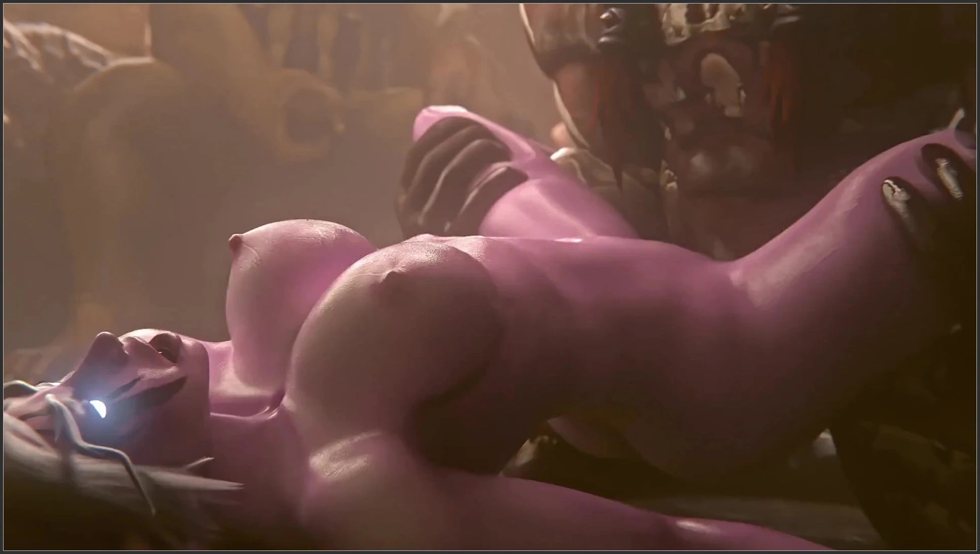 Night Elf Rough Pussy Pounding Elf Orc – 3D Hentai Short