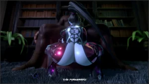 Widowmaker Sucking BBC Blowjob Deepthroa – 3D Hentai Short