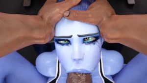 Widowmaker Throat and Pussy Total Destructio – 3D Hentai Short