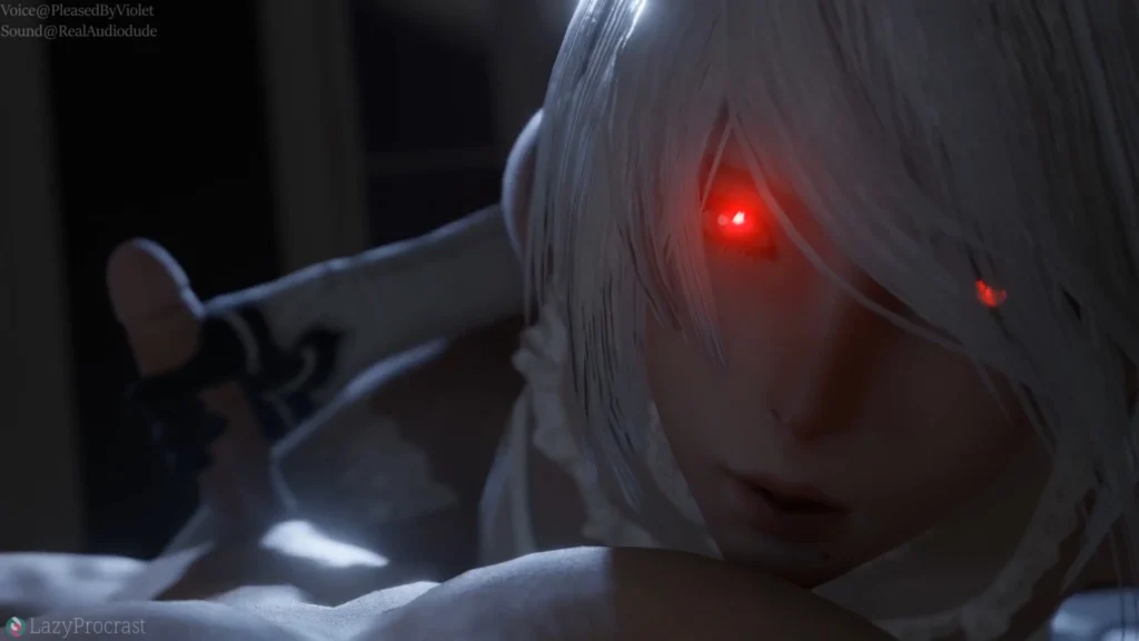 Yorha 2b 2B Yandere Sex POV Blowjob – 3D Hentai Short