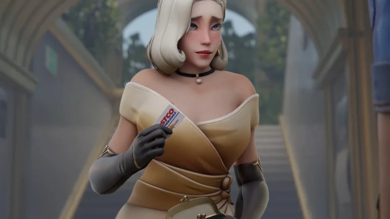 Mercy Lady Loves Paying in “Other Way” – 3D Hentai Short