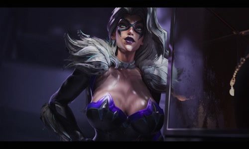 Black Cat Having Fun
