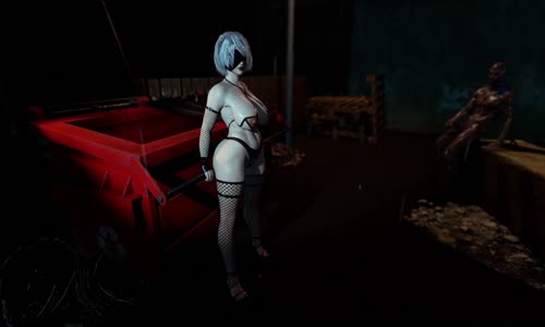 2B Became Goth Prostitute