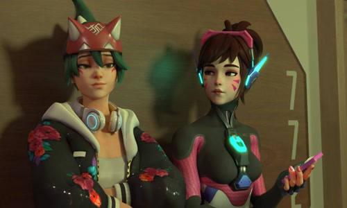 D.Va and Kiriko – Hot day