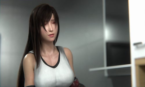 Cloud Takes Tifa in the Shower