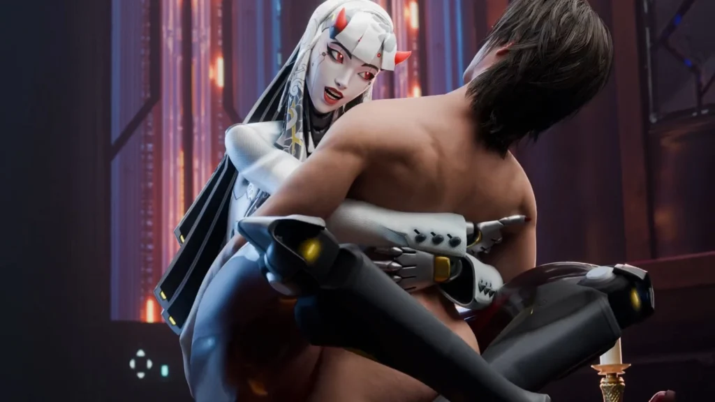 Shion Femdom Leglock Creampie – 3D Hentai Short